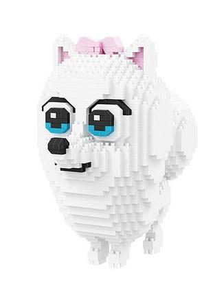 Конструктор magic blocks 3d “таємне життя домашніх тварин” померанський шпіц гіджет 1928 дет (bx-171)