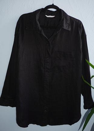 Жіноча лляна сорочка h&m 3