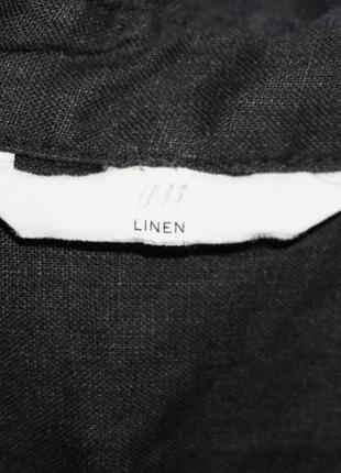 Жіноча лляна сорочка h&m 6