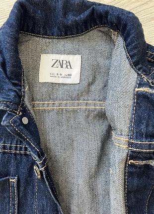 Джинсова куртка zara 2