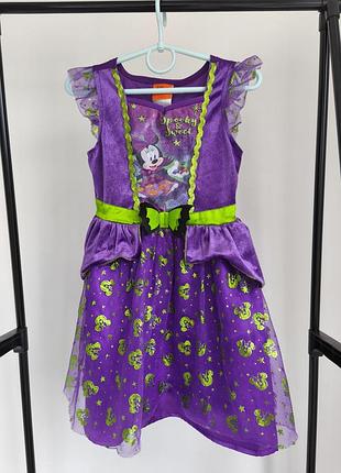 Карнавальное платье минные маус ведьмочка disney halloween на 3-4 года (размер 98-104)