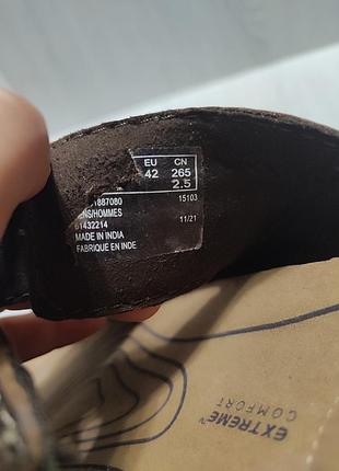 Шлепанцы clarks 42- стелька 27 см 7