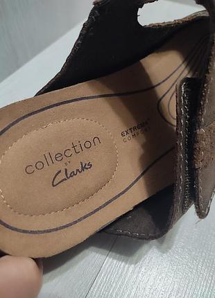 Шлепанцы clarks 42- стелька 27 см 6