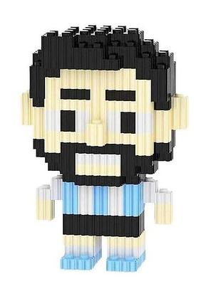 Конструктор pixel building bloсk 3d месси 560 дет (zqmx-14)