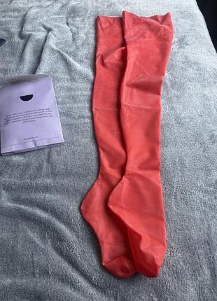 Латексні панчохи savage x fenty by rihanna, goji berry, нові