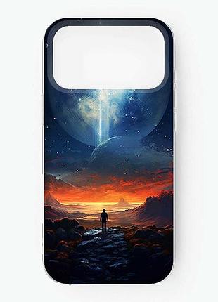 Чохол на iphone 18 pro max космос (принт 247)