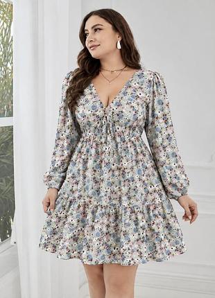 🥰 сукня в квітковий принт shein xl