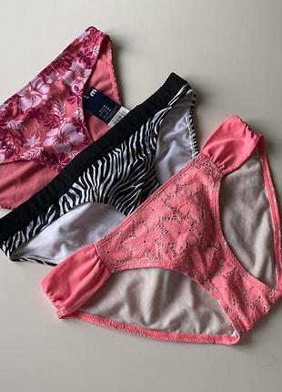 Знижки. 3 шт комплект плавок купальник esmara hunk