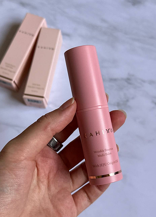 Kahi wrinkle bounce multi balm - увлажняющий мульти функциональный бальзам сток для разглаживания и увлажнения кожи 9г