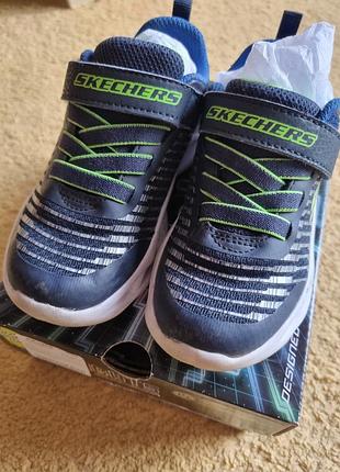 Кросівки дитячі skechers сині, 25 розмір