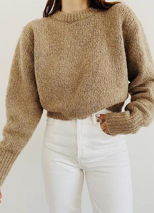 Светр карамельний колір від h&m alpaca blend 3