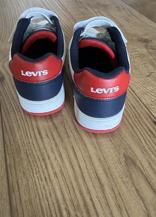 Кросівки дитячі levi’s білі, 29 розмір 2