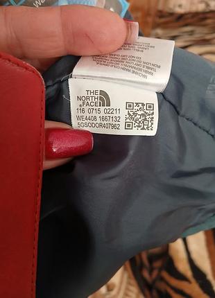 Вітровка дитяча the north face темно-зелена 4