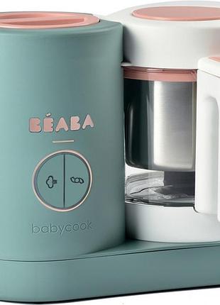 Пароварка-блендер beaba babycook neo eucalyptus, м'ятний (912732)