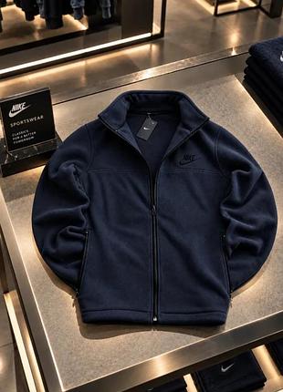Зіп фліска nike fleece blue
