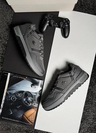 Чоловічі кросівки lacoste t-clip winter gtx grey