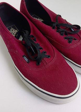 Кеди vans authentic бордові — оригінал 44.5 (29 см)
