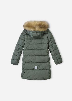 Куртка-парка дитяча reima lunta зелена 128 см 2