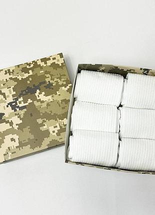 Бокс жіночих шкарпеток в рубчик на 6 пар 36-41 у подарунковій коробці