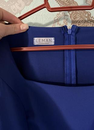 Коротка жіноча сукня leman синя, розмір l