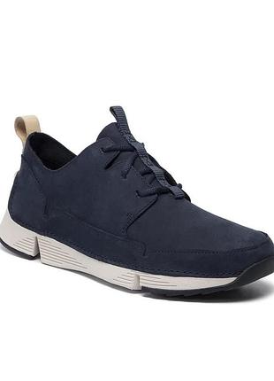 Черевики чоловічі clarks шкіряні сині