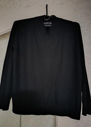 Джемпер черный marks &amp; spencer.
