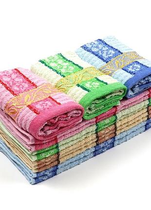 Набір кухонних махрових рушників 35x70 см (набір 12 шт)