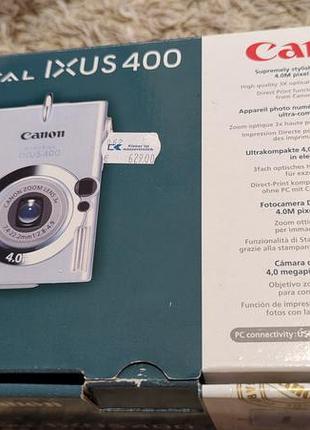 Canon digital ixus 400 4.0mp цифровий компактний фотоапарат. стан нового