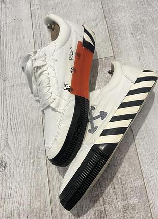 Чоловічі кросівки off-white low vulcanized canvas