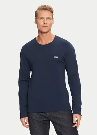 Лонгслів чоловічий hugo boss темно-синій