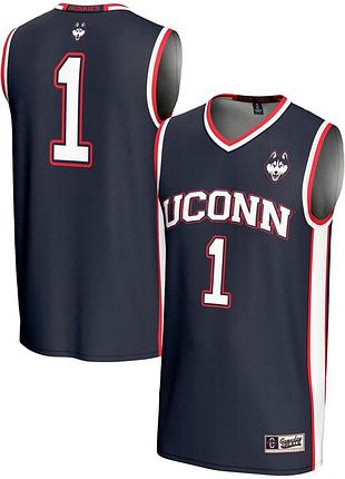 #1 uconn huskies gameday greats lightweight basketball jersey - navy sm