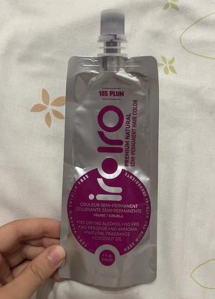 Фарба для волосся iro iro premium natural semi-permanent hair color 105 plum