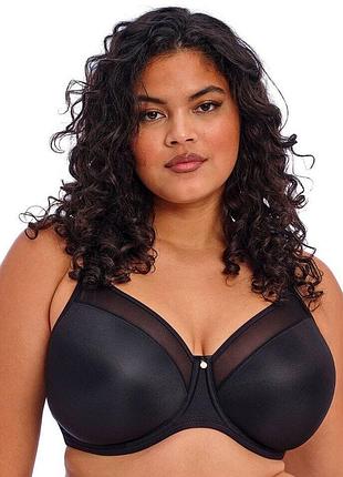 Жіночий бюстгальтер elomi smooth underwire molded t-shirt bra у класичному чорному кольорі 85h