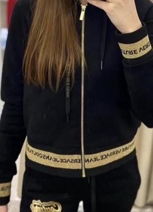 Костюм жіночий на флісі розмір s versace jeans couture