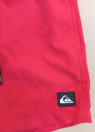 Шорти чоловічі quiksilver червоні 4