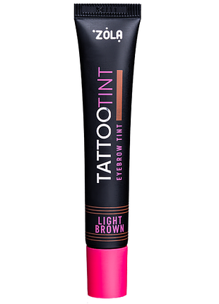 Zola фарба для брів та вій tattoo tint light brown