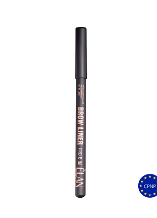 Пудровый карандаш для бровей elan brow liner pro b 02 dark brown 1,29 г