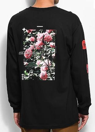 Мужской лонгслив empyre vertigo rose black long sleeve (m)