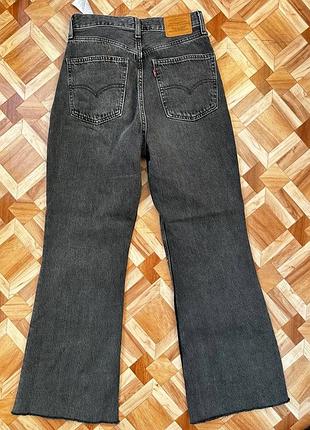 Джинси жіночі levi's® premium 70s high flare чорні, розмір 27