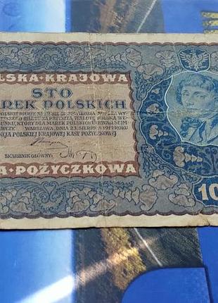 100 марок 1919 года, польша 2