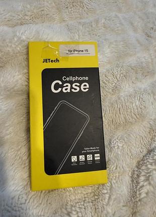 Чохол jetech silicone case для iphone 15, світло-рожевий
