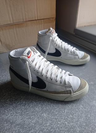Кросівки кеди шкіряні nike blazer mid '77 vintage