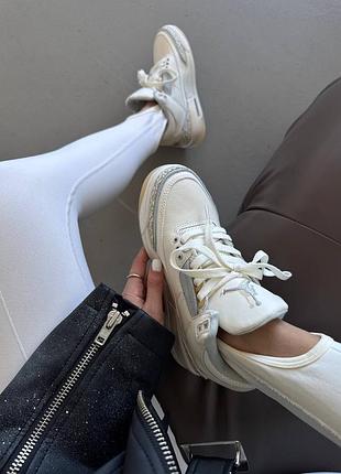 Кросівки nike air jordan retro 3 “craft white” premium