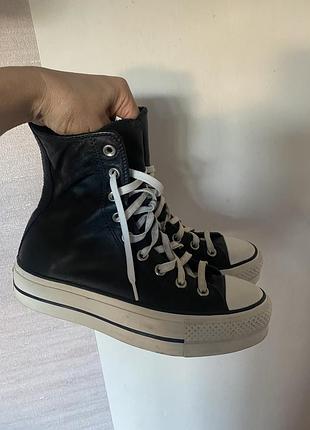 Шкіряні кеди converse 37.5см