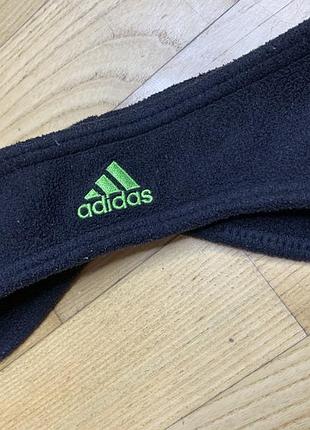 Оригінальна флісова пов'язка на голову adidas (унісекс, чорна)