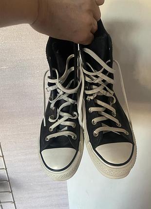 Шкіряні кеди converse 37.5см 4