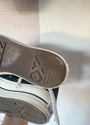 Шкіряні кеди converse 37.5см 9