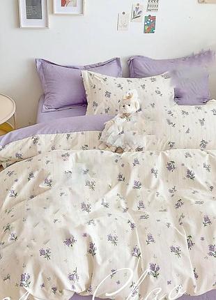 Постельное белье фланель байка colour home евро размер большая плотность комлект подарочный 220*240
