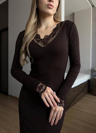 Элегантное стильное изысканное трендовое платье