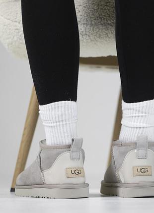Жіночі ugg ultra mini beige lacquer 2